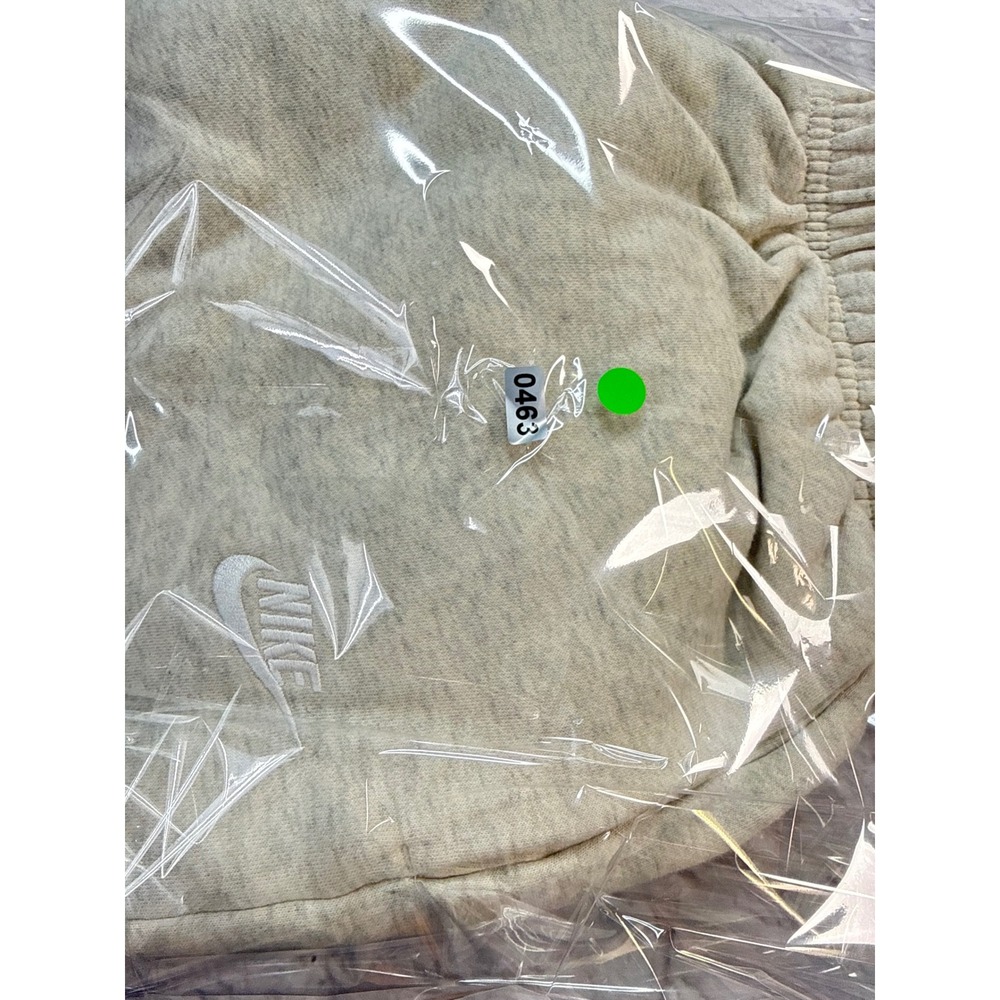 Nike Sweatpants Womens Small Oatmeal Fleece Joggers Drawstring Logo - Picture 7 of 7